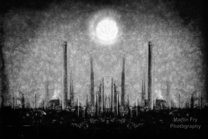 Dystopian city